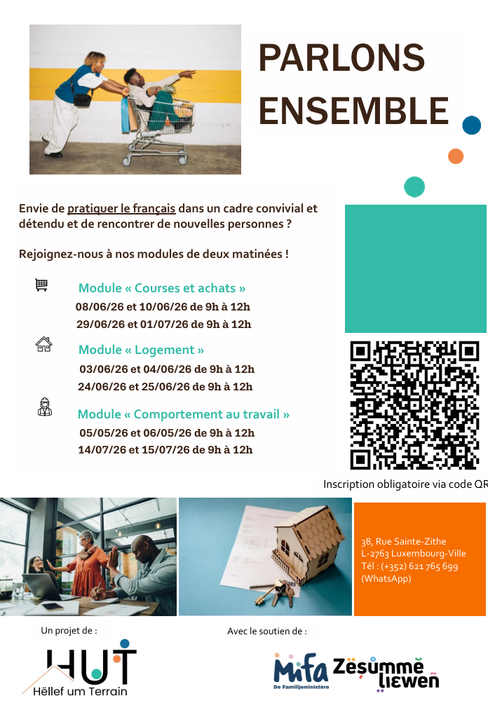 Modules de Parlons ensemble de mai 2026