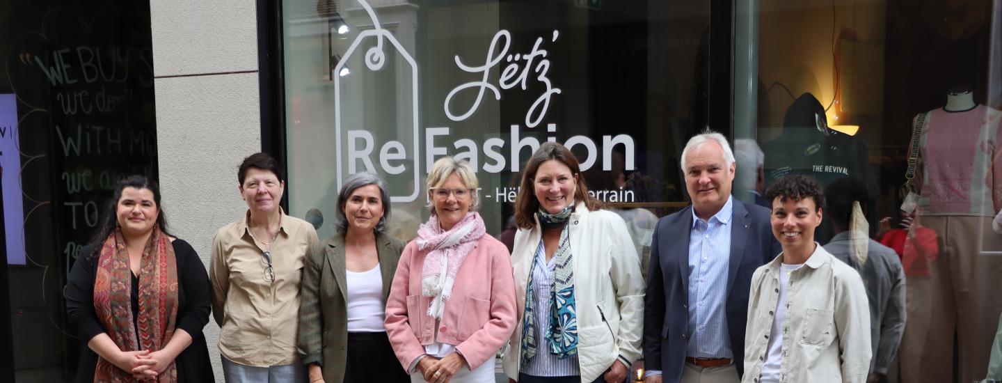 Visite de Madame Hansen au Lët'z Refashion