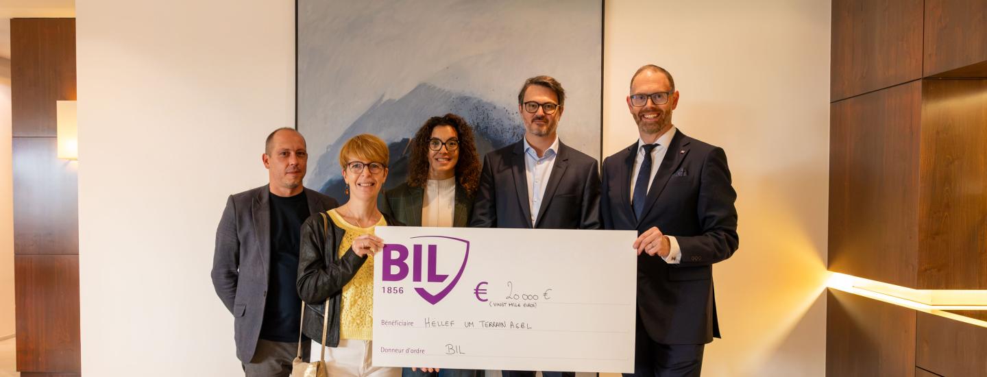 La Bil soutient l’épicerie sociale de Diekirch avec un don de 20 000 €