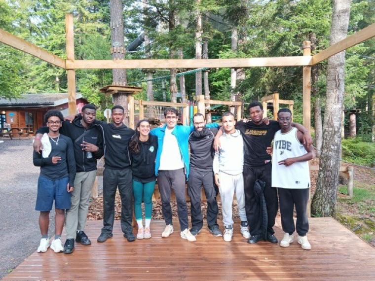 Photo de groupe de Collec'Diff à Pierre-Percée