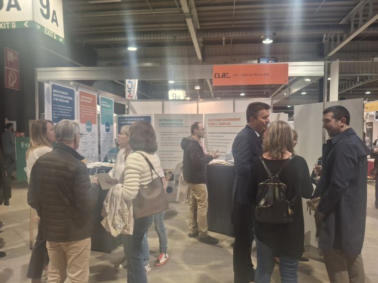 Photo de notre stand lors du Festival des Migrations