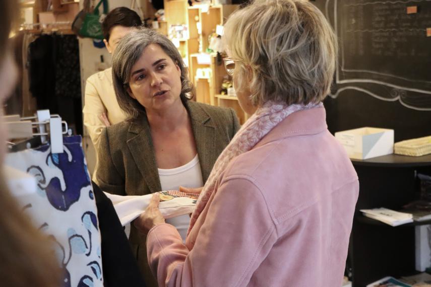 Visite Ministre Martine Hansen au Lët'z Refashion