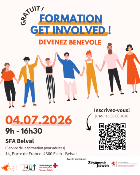Affiche formation "Get Involved"