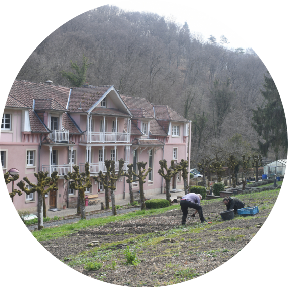Personnes occupées dans le cadre de l'activité jardinage et bois