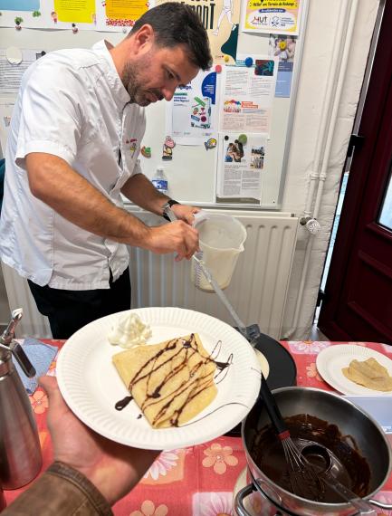 Crêpes à l'épicerie sociale de Redange