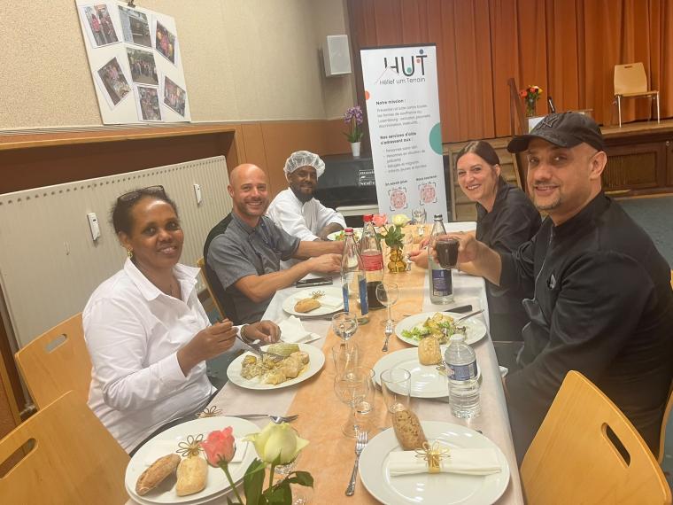 Moment convivial pour l'épicerie sociale de Luxembourg-Ville